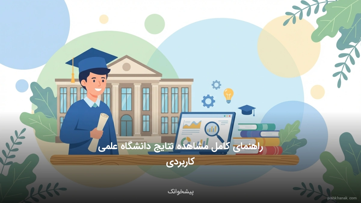 راهنمای کامل مشاهده نتایج دانشگاه علمی کاربردی