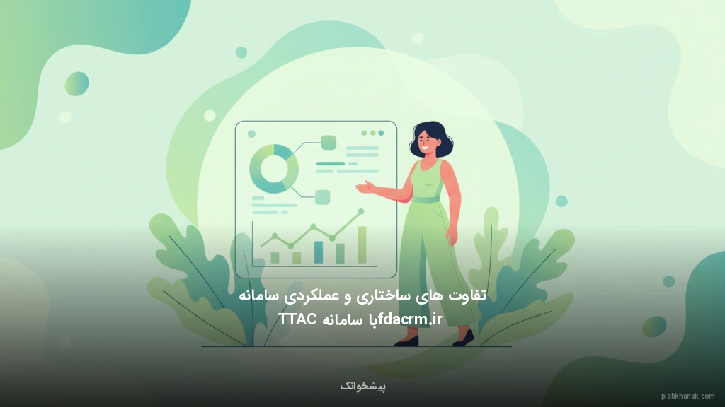 تفاوتهای ساختاری و عملکردی سامانه fdacrm.ir با سامانه TTAC