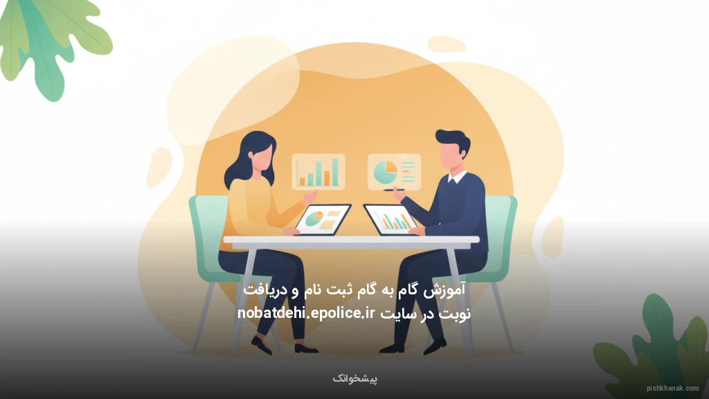آموزش گامبهگام ثبتنام و دریافت نوبت در سایت nobatdehi.epolice.ir