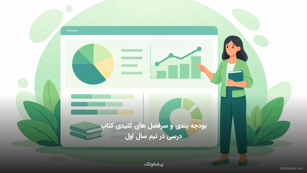 بودجه‌بندی و سرفصل‌های کلیدی کتاب درسی در نیم‌سال اول