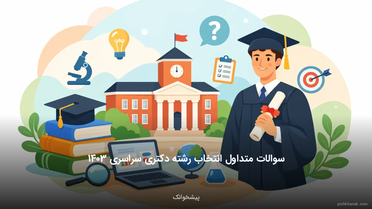 سوالات متداول انتخاب رشته دکتری سراسری 1403