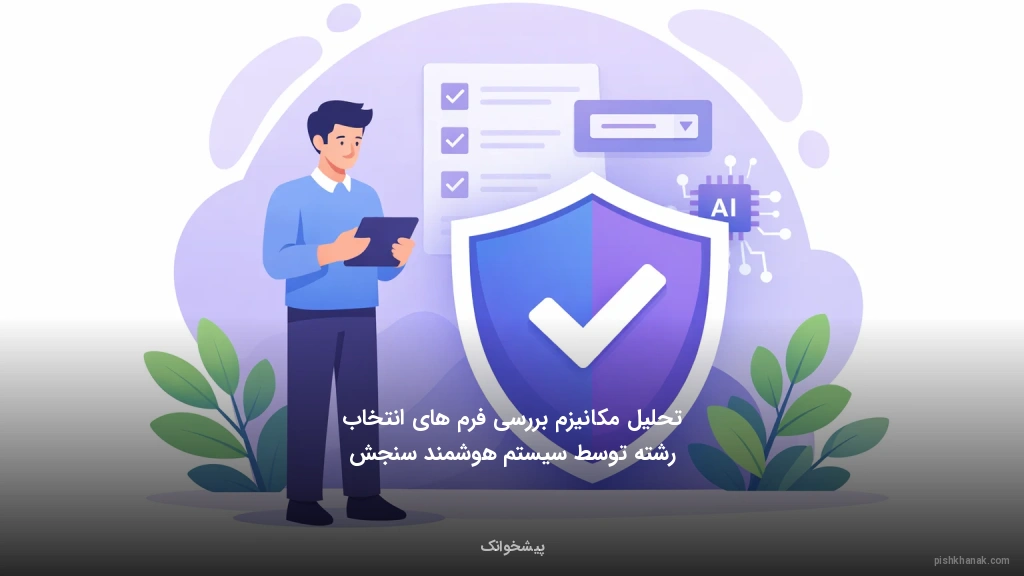 تحلیل مکانیزم بررسی فرم‌های انتخاب رشته توسط سیستم هوشمند سنجش