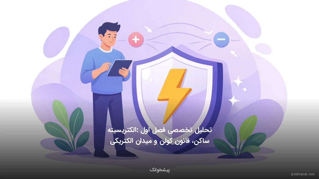 تحلیل تخصصی فصل اول: الکتریسیته ساکن، قانون کولن و میدان الکتریکی