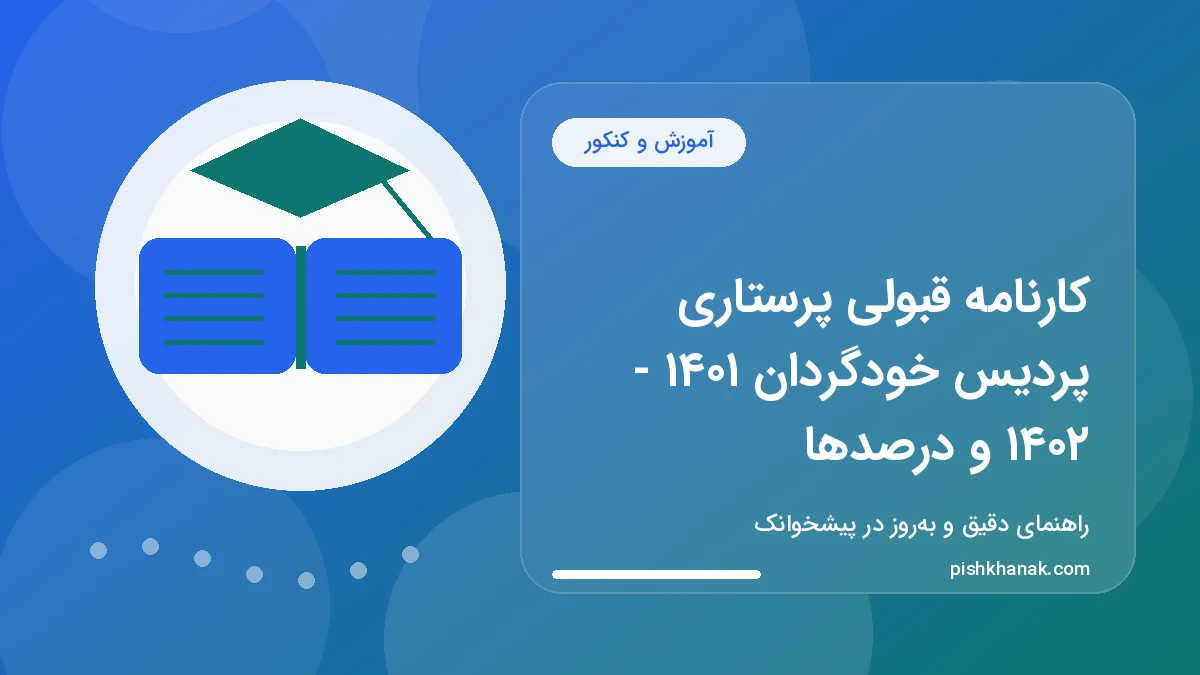 کارنامه قبولی پرستاری پردیس خودگردان ۱۴۰۱ - ۱۴۰۲ و درصدها