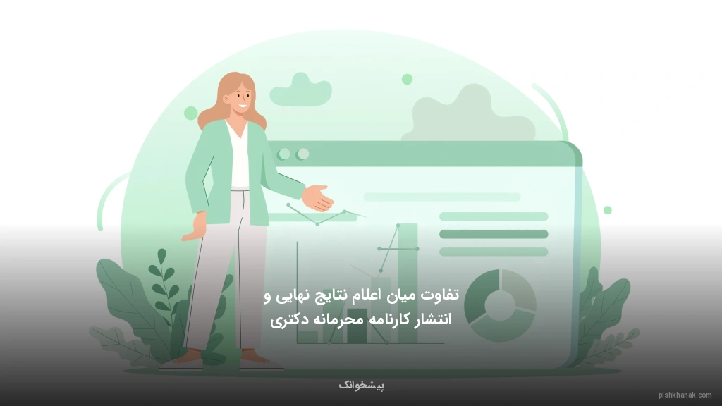 تفاوت میان اعلام نتایج نهایی و انتشار کارنامه محرمانه دکتری