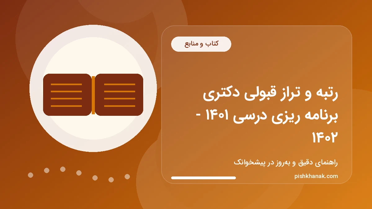 رتبه و تراز قبولی دکتری برنامه ریزی درسی ۱۴۰۱ - ۱۴۰۲