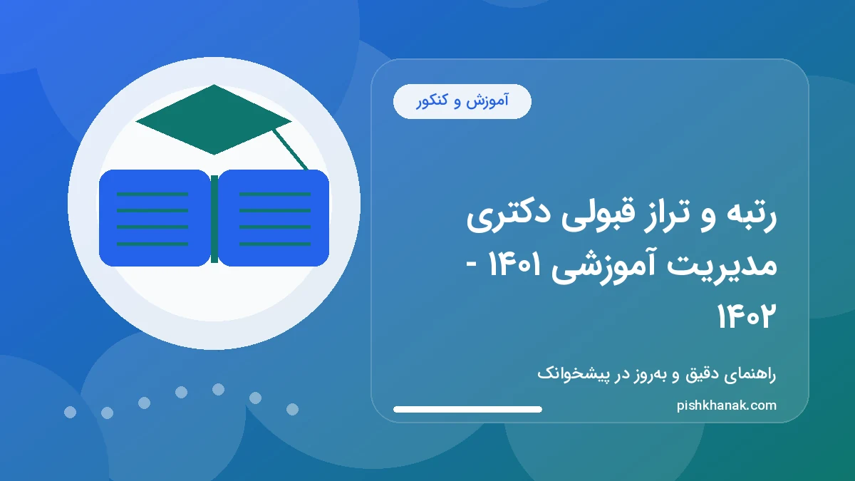 رتبه و تراز قبولی دکتری مدیریت آموزشی ۱۴۰۱ - ۱۴۰۲