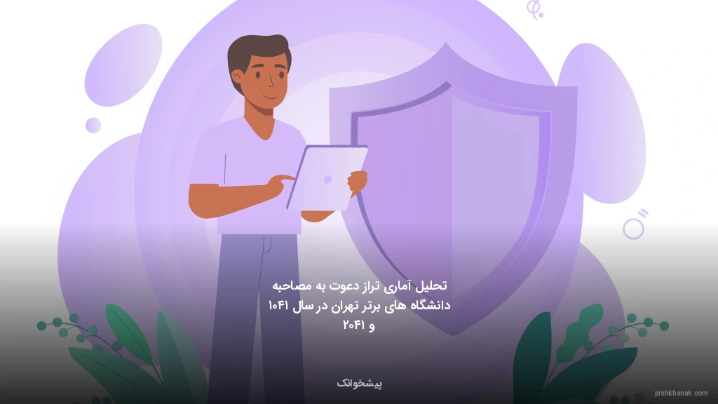 تحلیل آماری تراز دعوت به مصاحبه دانشگاه‌های برتر تهران در سال ۱۴۰۱ و ۱۴۰۲