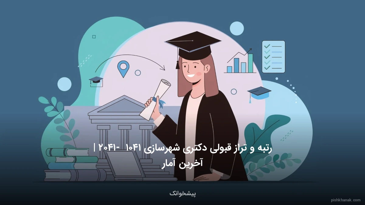 رتبه و تراز قبولی دکتری شهرسازی ۱۴۰۵ - ۱۴۰۶ | آخرین آمار