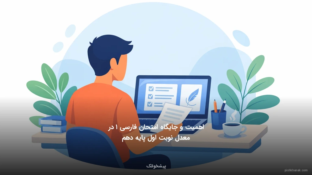 اهمیت و جایگاه امتحان فارسی ۱ در معدل نوبت اول پایه دهم