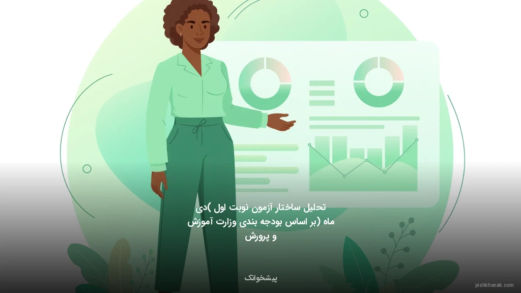 تحلیل ساختار آزمون نوبت اول (دی ماه) بر اساس بودجه‌بندی وزارت آموزش و پرورش