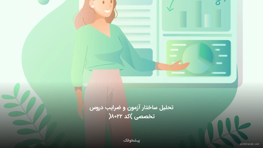 تحلیل ساختار آزمون و ضرایب دروس تخصصی (کد ۲۲۰۸)