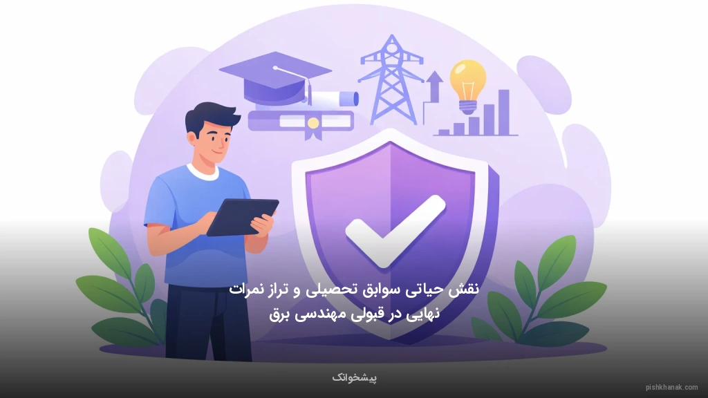 نقش حیاتی سوابق تحصیلی و تراز نمرات نهایی در قبولی مهندسی برق