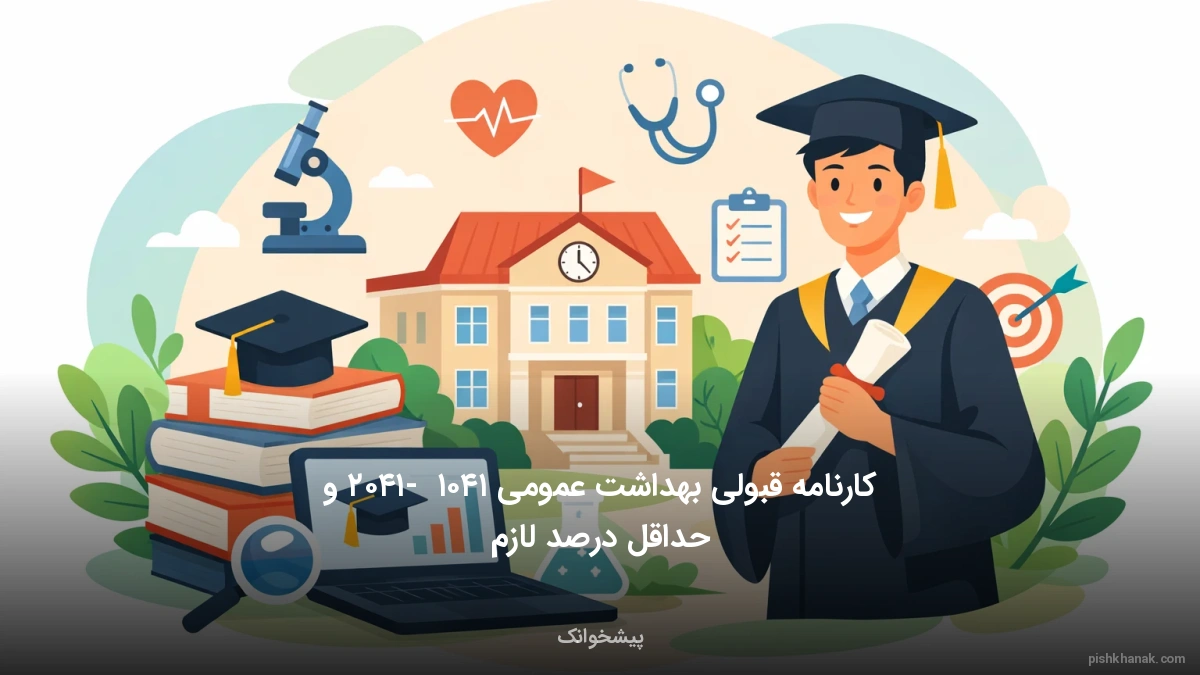 کارنامه قبولی بهداشت عمومی ۱۴۰۵ - ۱۴۰۶ و حداقل درصد لازم