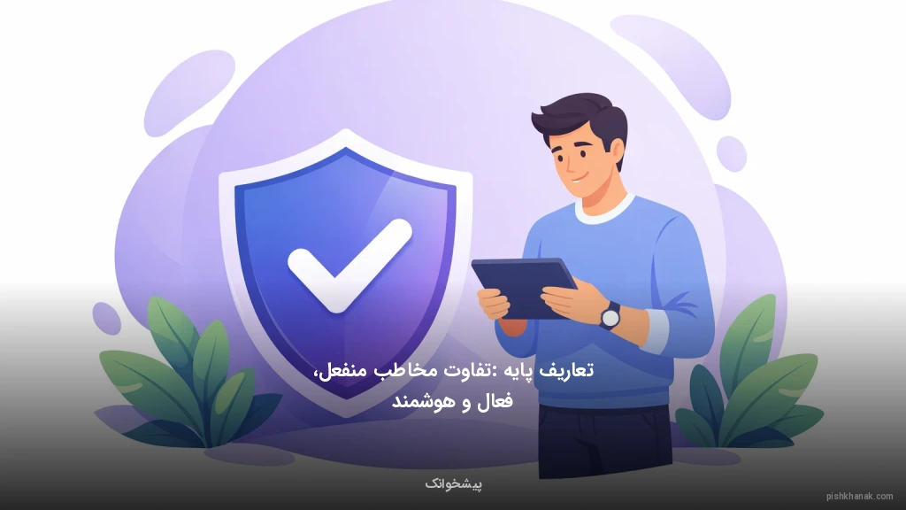 تعاریف پایه: تفاوت مخاطب منفعل، فعال و هوشمند