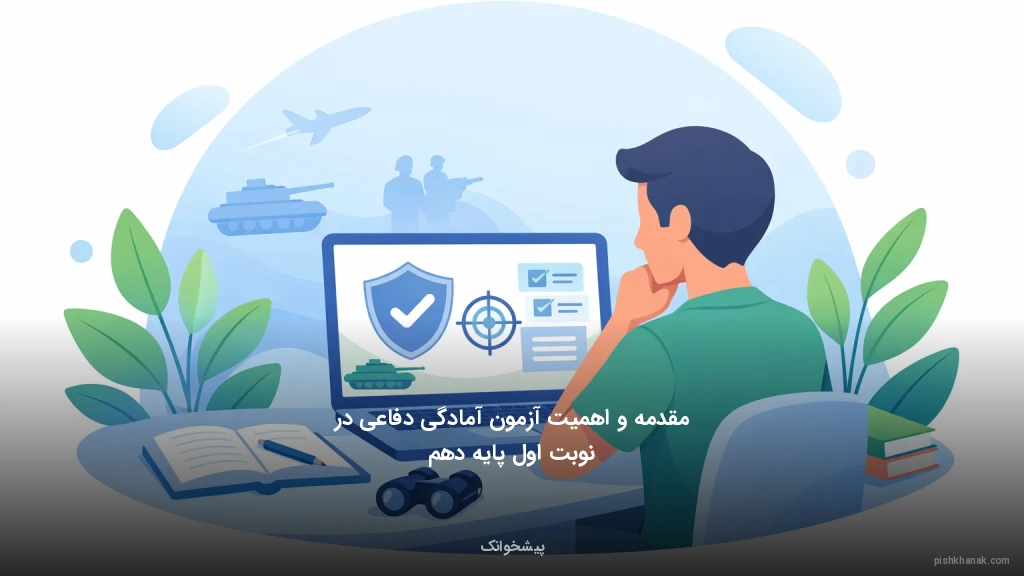 مقدمه و اهمیت آزمون آمادگی دفاعی در نوبت اول پایه دهم