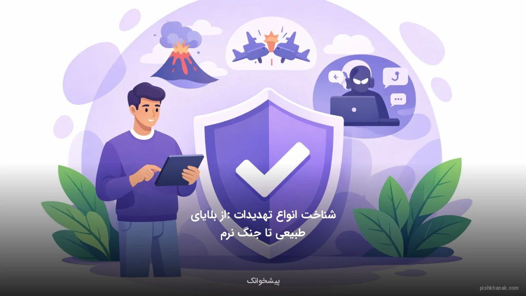 شناخت انواع تهدیدات: از بلایای طبیعی تا جنگ نرم