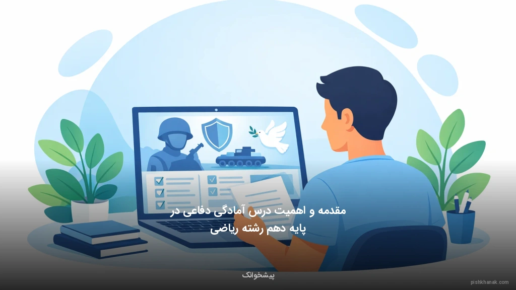 مقدمه و اهمیت درس آمادگی دفاعی در پایه دهم رشته ریاضی