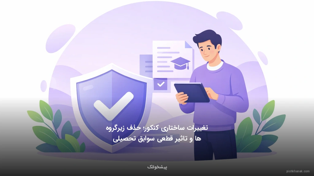 تغییرات ساختاری کنکور؛ حذف زیرگروه‌ها و تاثیر قطعی سوابق تحصیلی