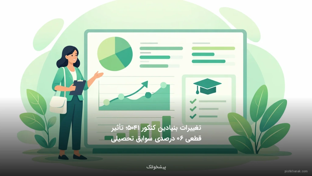 تغییرات بنیادین کنکور ۱۴۰۵؛ تأثیر قطعی ۶۰ درصدی سوابق تحصیلی