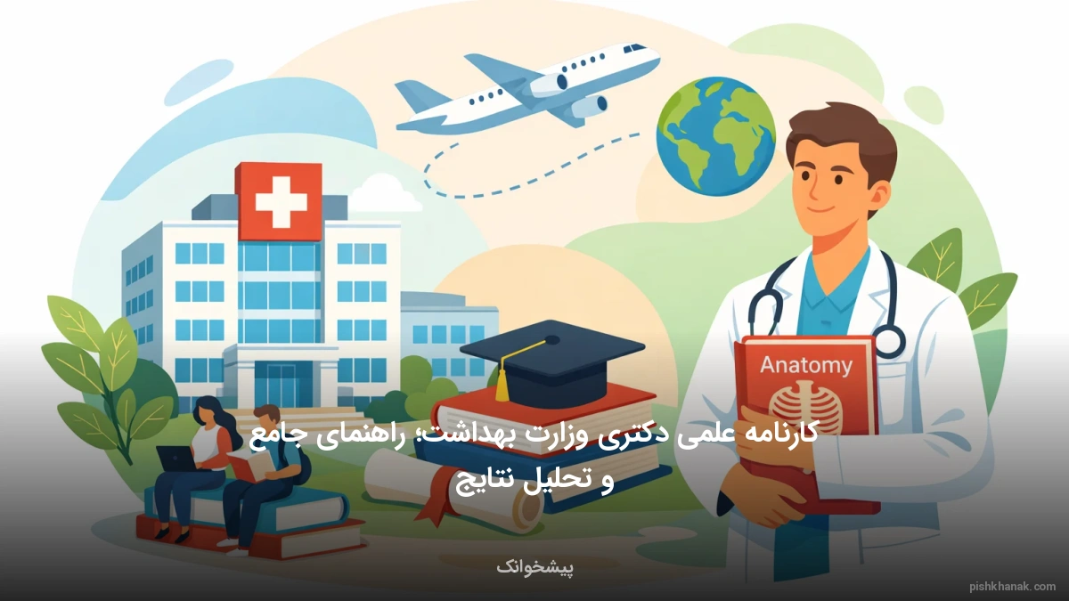 کارنامه علمی دکتری وزارت بهداشت؛ راهنمای جامع و تحلیل نتایج