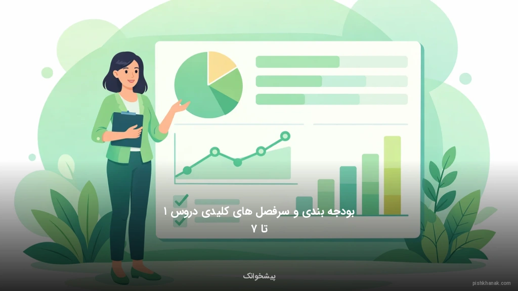 بودجه‌بندی و سرفصل‌های کلیدی دروس ۱ تا ۷