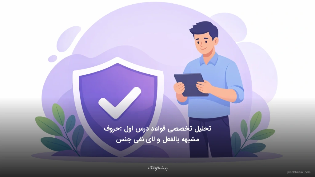 تحلیل تخصصی قواعد درس اول: حروف مشبهه بالفعل و لای نفی جنس