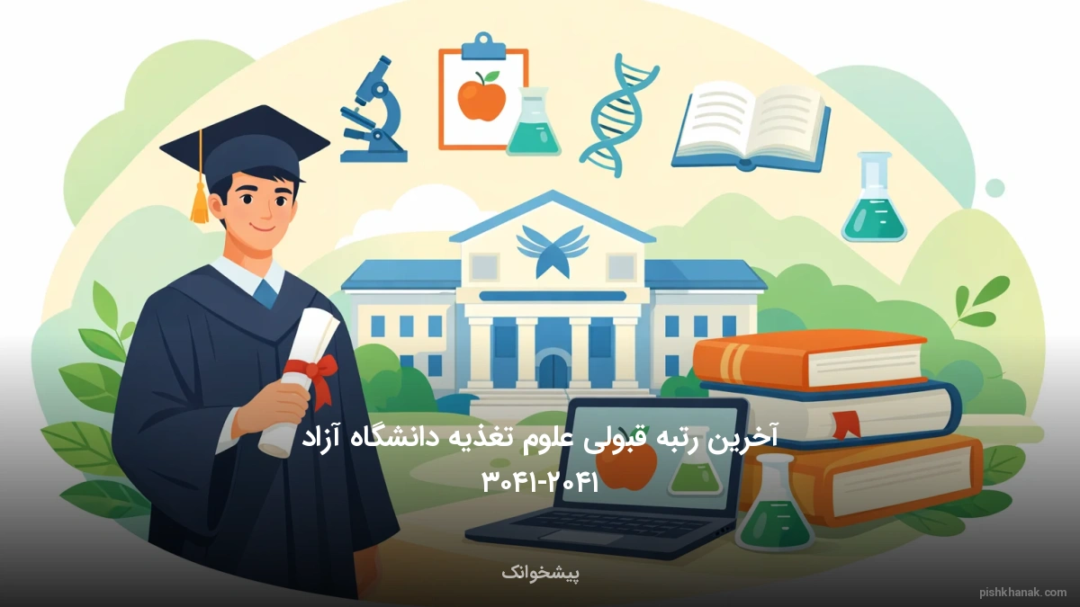 آخرین رتبه قبولی علوم تغذیه دانشگاه آزاد ۱۴۰۲-۱۴۰۳