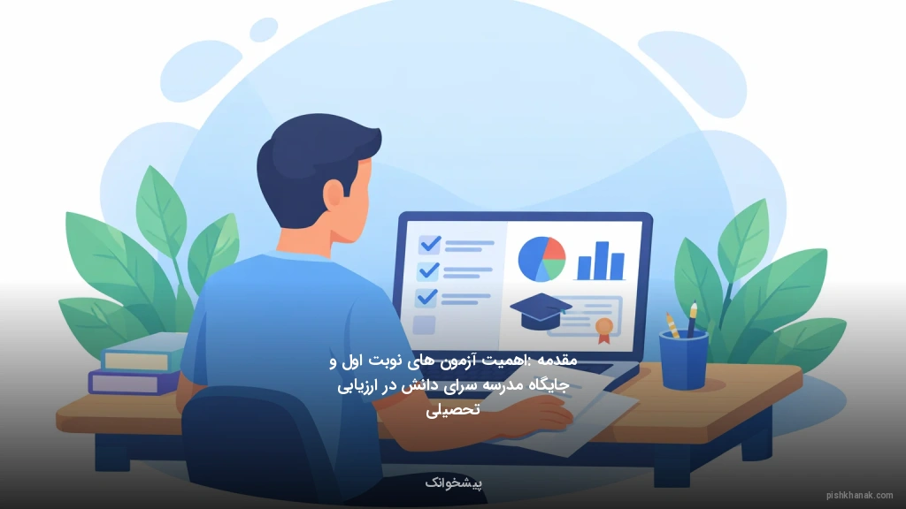 مقدمه: اهمیت آزمون‌های نوبت اول و جایگاه مدرسه سرای دانش در ارزیابی تحصیلی