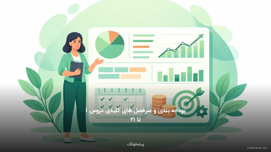 بودجه‌بندی و سرفصل‌های کلیدی دروس ۱ تا ۱۲