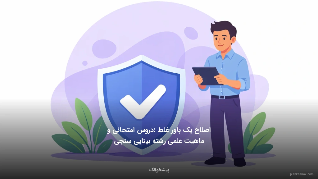 اصلاح یک باور غلط: دروس امتحانی و ماهیت علمی رشته بینایی‌سنجی