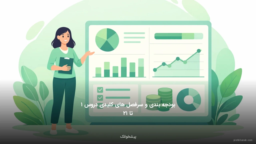 بودجه‌بندی و سرفصل‌های کلیدی دروس ۱ تا ۱۲