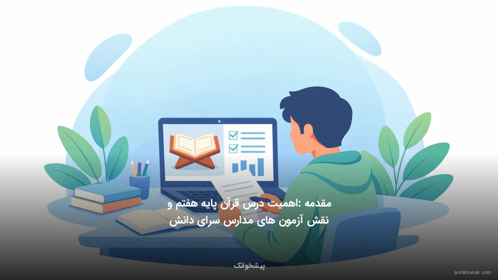 مقدمه: اهمیت درس قرآن پایه هفتم و نقش آزمون‌های مدارس سرای دانش
