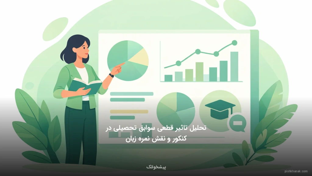 تحلیل تاثیر قطعی سوابق تحصیلی در کنکور و نقش نمره زبان