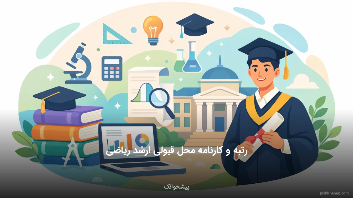 رتبه و کارنامه محل قبولی ارشد ریاضی