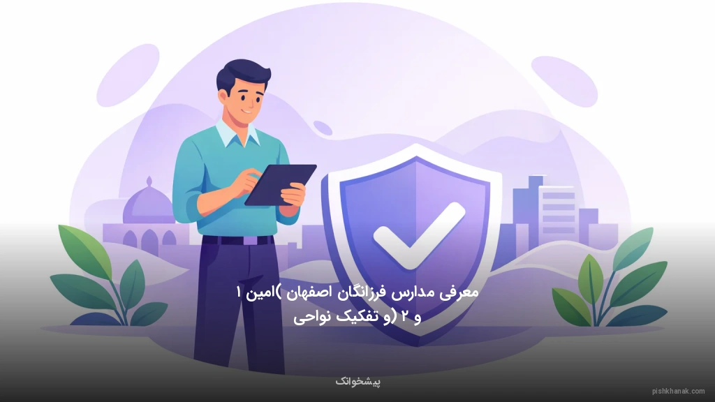 معرفی مدارس فرزانگان اصفهان (امین ۱ و ۲) و تفکیک نواحی