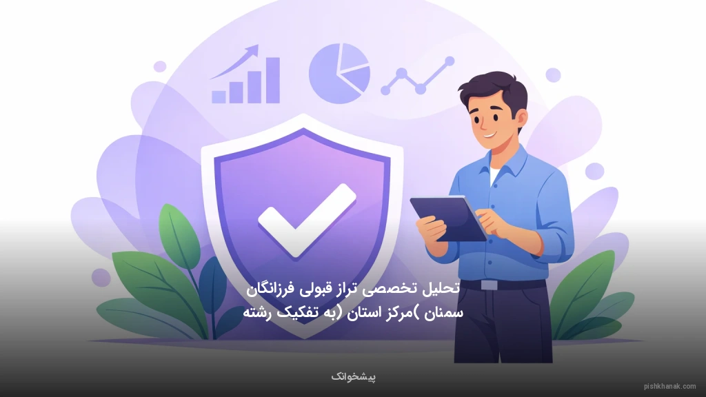 تحلیل تخصصی تراز قبولی فرزانگان سمنان (مرکز استان) به تفکیک رشته