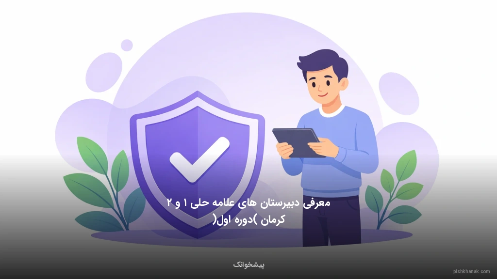 معرفی دبیرستان‌های علامه حلی ۱ و ۲ کرمان (دوره اول)
