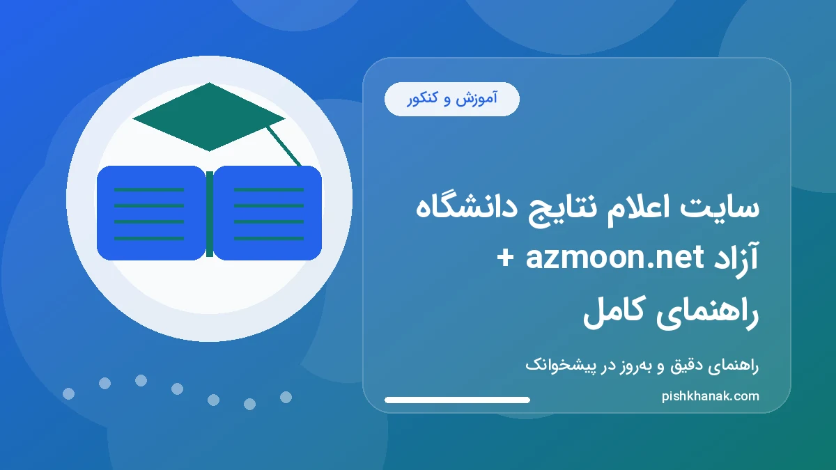 سایت اعلام نتایج دانشگاه آزاد azmoon.net + راهنمای کامل