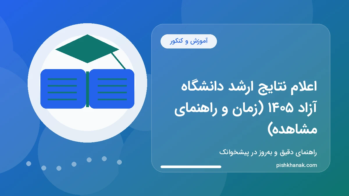 اعلام نتایج ارشد دانشگاه آزاد ۱۴۰۵ (زمان و راهنمای مشاهده)