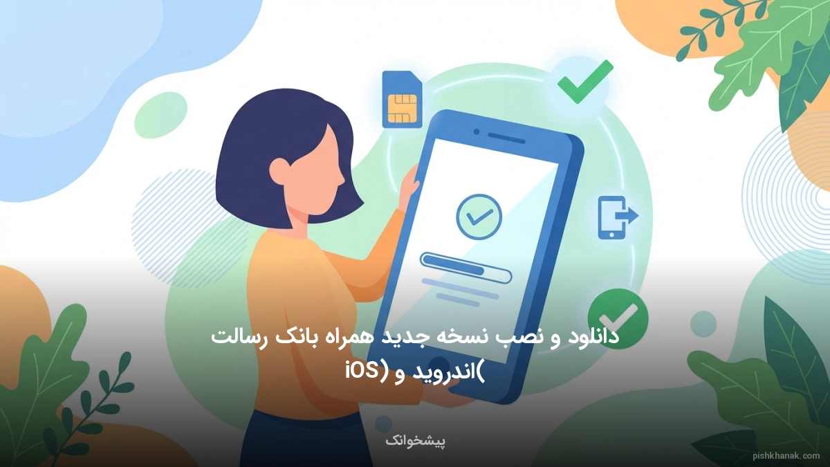 دانلود و نصب نسخه جدید همراه بانک رسالت (اندروید و iOS)